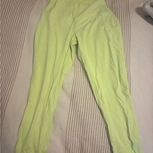 lululemon athletica Neon Yellow High-Rise Leggings